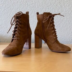 Treasure & Bond Suede Lace Up Boots